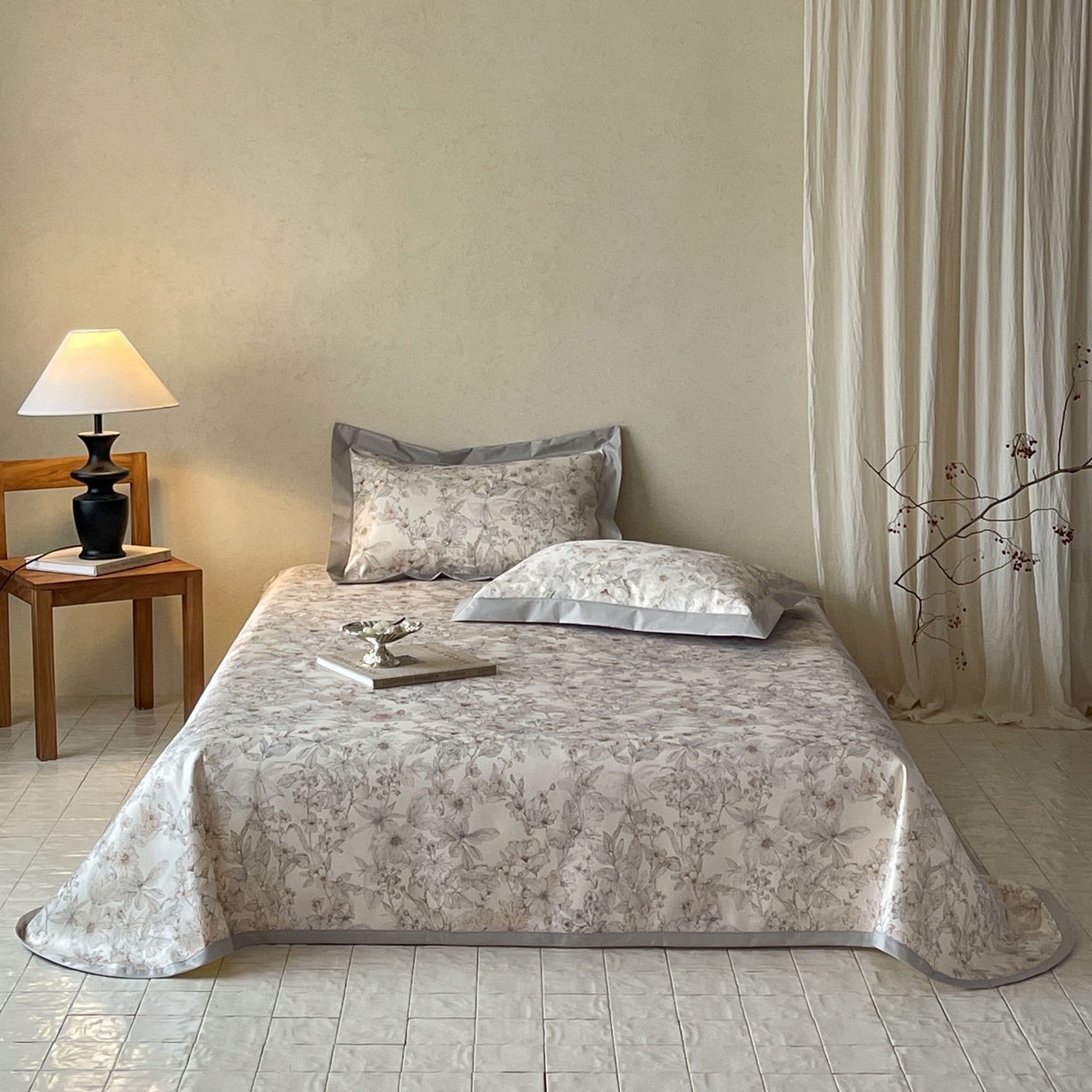 91家纺网 家纺一手货源 找家纺 三味舒屋 2026新款慕奢系列床单冰丝席凉席席子 栖羽