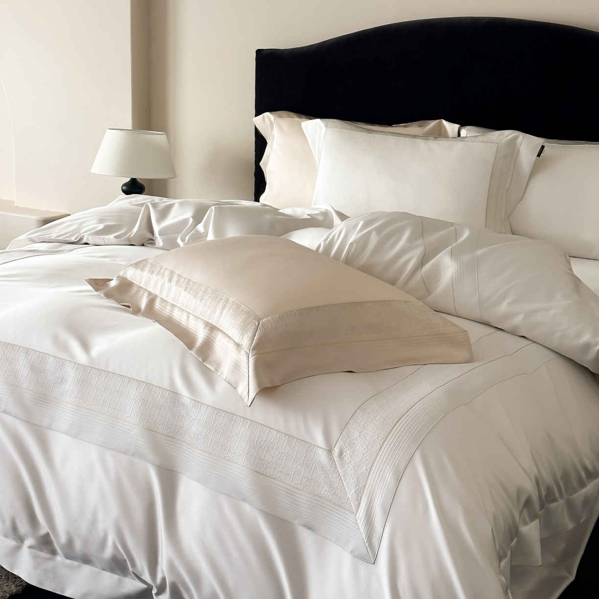 91家纺网 家纺一手货源 找家纺 （总）卡巴伦家纺 2026新款高精密立体压边款四件套-奥黛丽