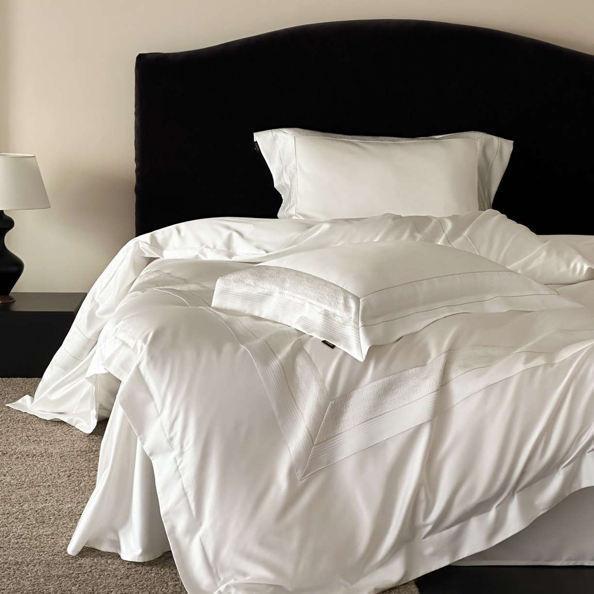 91家纺网 家纺一手货源 找家纺 （总）卡巴伦家纺 2026新款高精密立体压边款四件套-奥黛丽