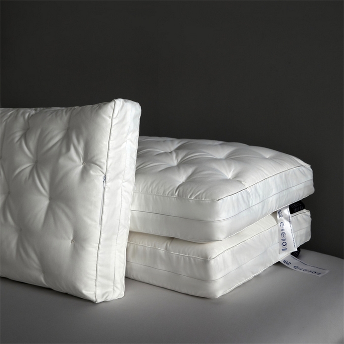 91家纺网 家纺一手货源 找家纺 （总）头等舱 2026新款高定桑蚕丝白鹅绒深睡护颈记忆棉枕芯