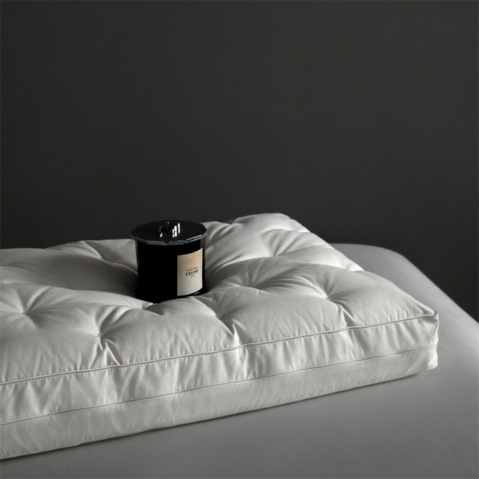 91家纺网 家纺一手货源 找家纺 （总）头等舱 2026新款高定桑蚕丝白鹅绒深睡护颈记忆棉枕芯