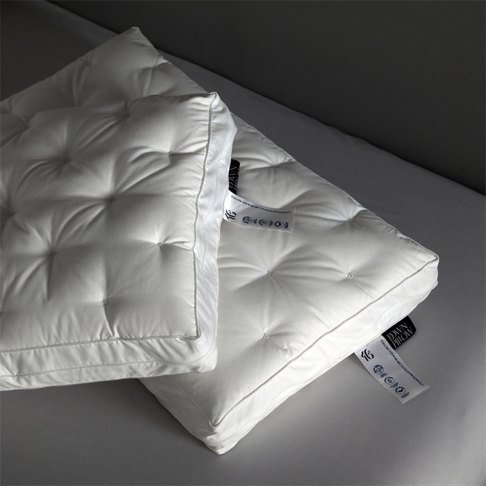 91家纺网 家纺一手货源 找家纺 （总）头等舱 2026新款高定桑蚕丝白鹅绒深睡护颈记忆棉枕芯