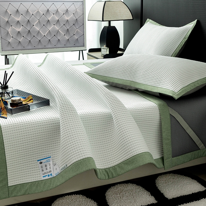 91家纺网 家纺一手货源 找家纺 （总）安哆啦家纺 2026新款480克高端PE冰豆豆软凉席席子