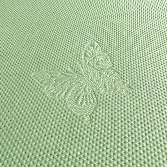 91家纺网 家纺一手货源 找家纺 安哆啦家纺 2026新款公主仙女风480克PE凉感凉豆豆床裙凉席三件套-豆豆床裙 豆豆床裙-果绿