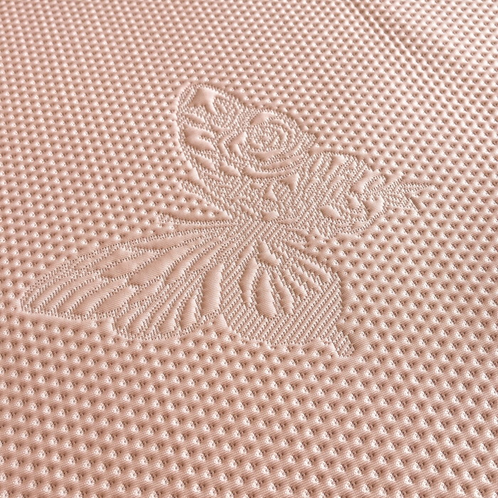 91家纺网 家纺一手货源 找家纺 安哆啦家纺 2026新款公主仙女风480克PE凉感凉豆豆床裙凉席三件套-豆豆床裙 豆豆床裙-仙女粉