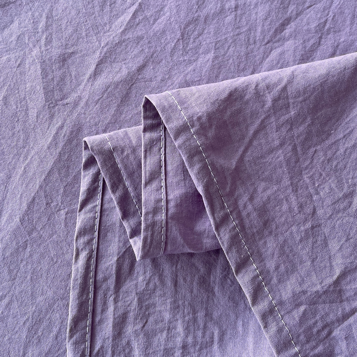 91家纺网 家纺一手货源 找家纺 春皖家纺 2026春夏新款全棉纯棉水洗棉单品系列床单单件床单单品-B版单床单 水晶紫