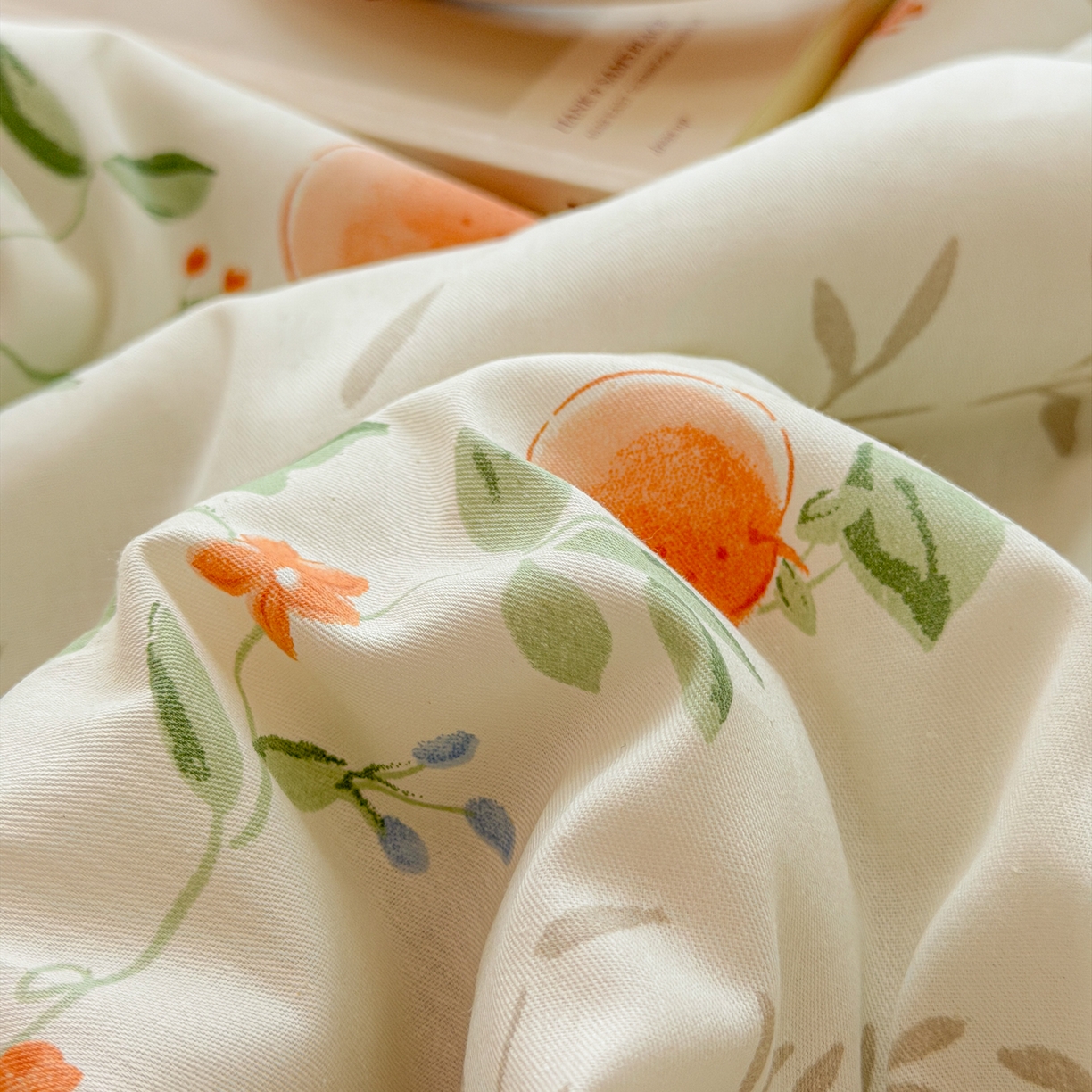 91家纺网 家纺一手货源 找家纺 简宜家居（朝初家纺） 2026新款全棉花边夏被全棉床盖夏被四件套 牵藤兔