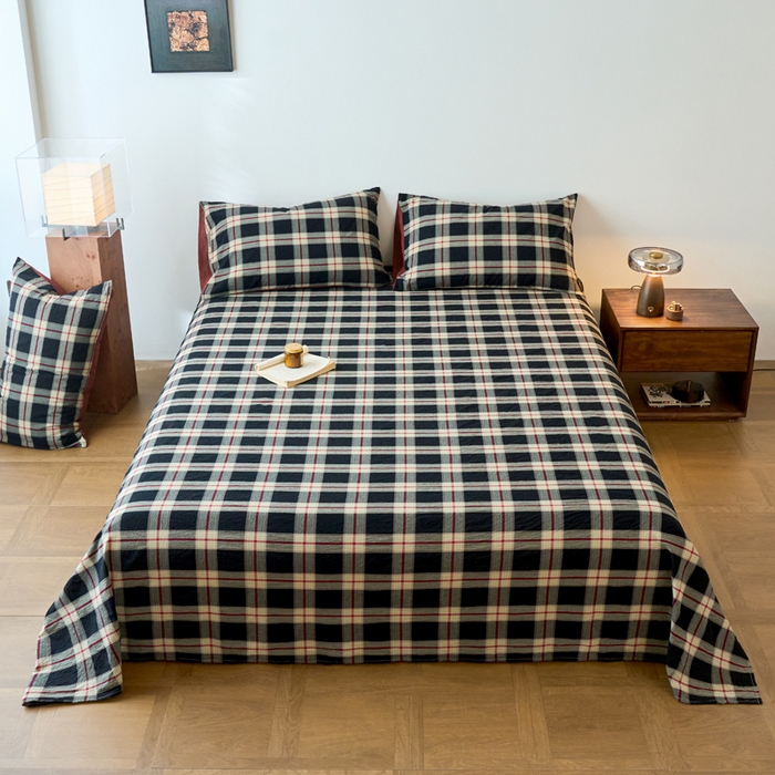 91家纺网 家纺一手货源 找家纺 （总）春皖家纺 2026春夏新款双拼全棉水洗棉单被套被套单件单品被套