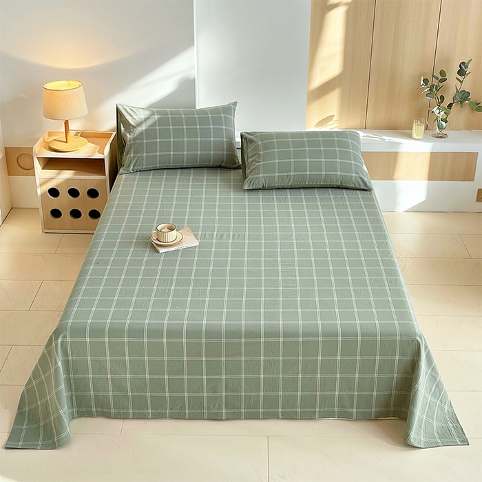 91家纺网 家纺一手货源 找家纺 （总）春皖家纺 2026春夏新款全棉纯棉水洗棉单品系列床单单件床单单品-A版单床单