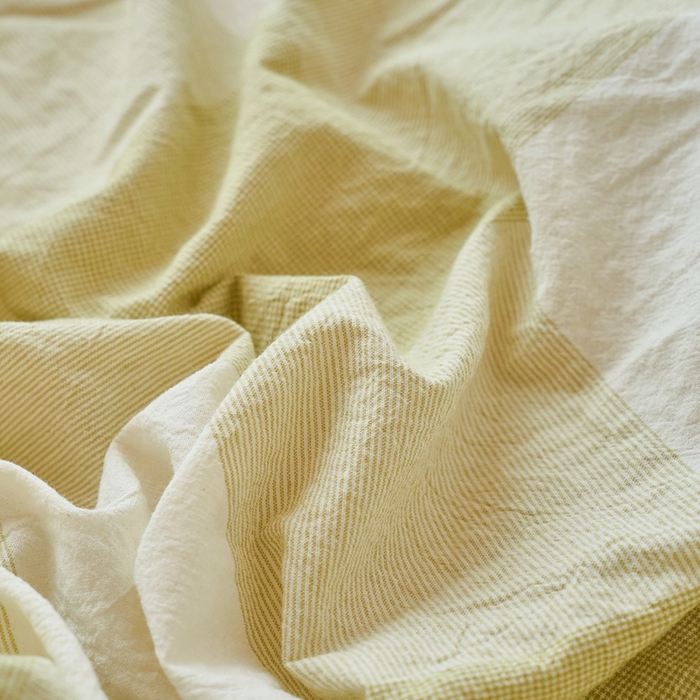 91家纺网 家纺一手货源 找家纺 春皖家纺 2026春夏新款全棉纯棉水洗棉单品系列床笠单件床笠单品-A版单床笠 素雅-芳绿