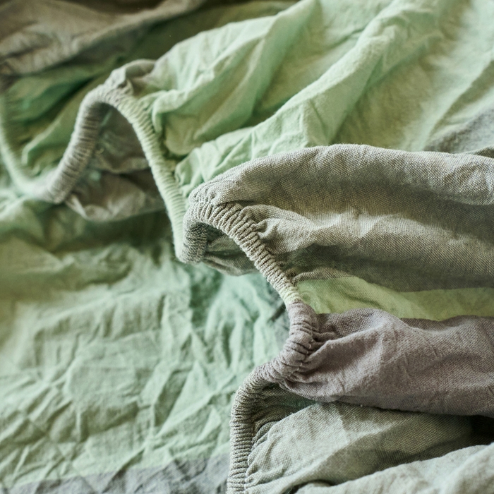 91家纺网 家纺一手货源 找家纺 春皖家纺 2026春夏新款全棉纯棉水洗棉单品系列床笠单件床笠单品-A版单床笠 素雅-清格