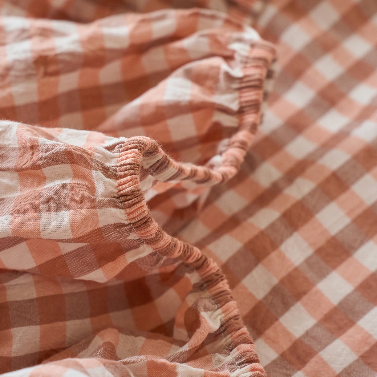 91家纺网 家纺一手货源 找家纺 春皖家纺 2026春夏新款全棉纯棉水洗棉单品系列床笠单件床笠单品-A版单床笠 素雅-玉格