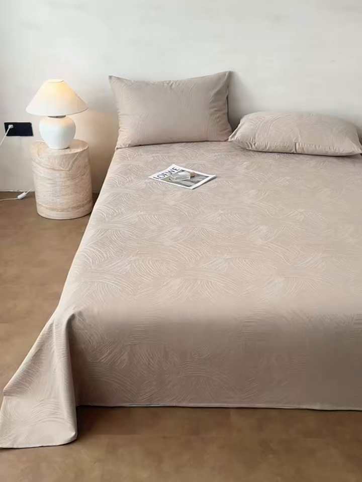 91家纺网 家纺一手货源 找家纺 （总）眠博士 2026新款全棉提花床单单床单床单单件