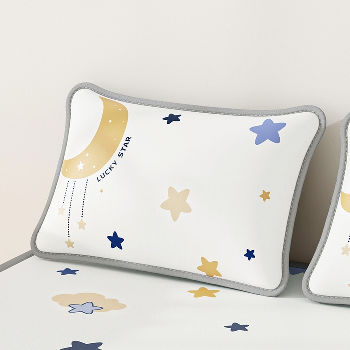 91家纺网 家纺一手货源 找家纺 （总）奇丝雅 2026夏季A类数码印花卡通冰丝凉席枕套凉感家用儿童可机洗单人学生宿舍48×74