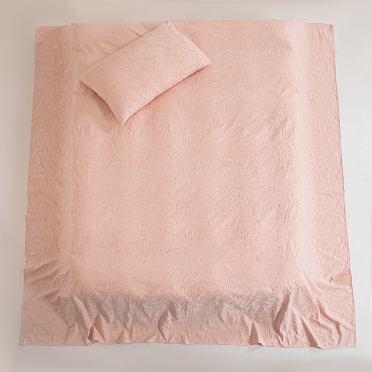 91家纺网 家纺一手货源 找家纺 眠博士 2026新款全棉提花床单单床单床单单件 绵语-粉