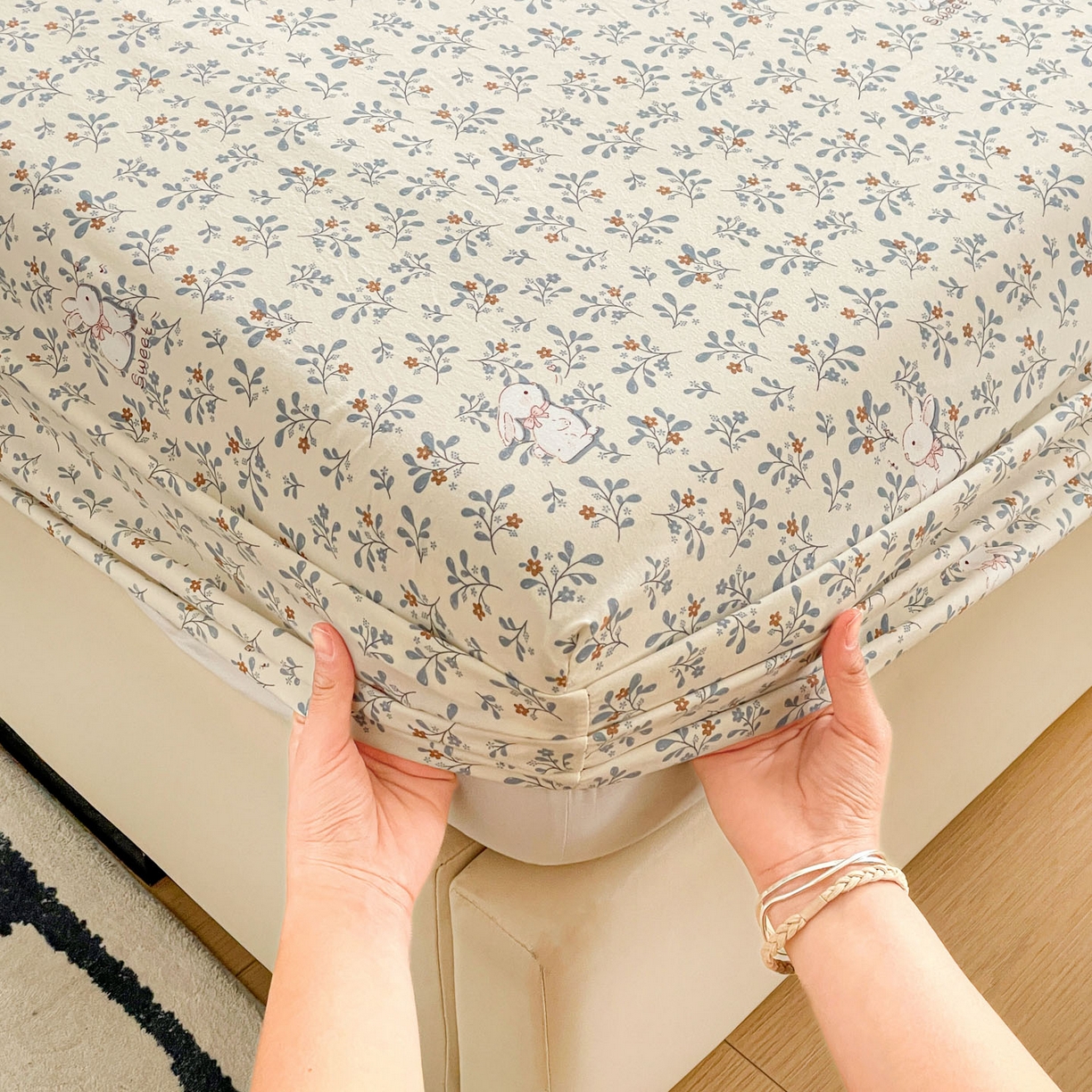 91家纺网 家纺一手货源 找家纺 （总）纽缦家纺 2026新款A类水洗棉学生床笠系列