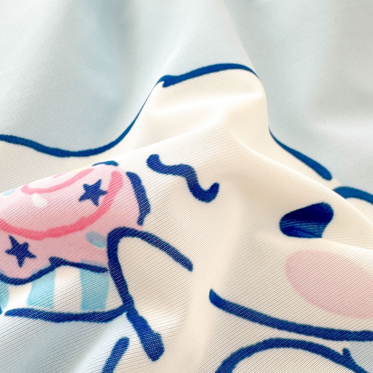 91家纺网 家纺一手货源 找家纺 博雅 2026新款三丽鸥A类仿锦氨组合小冰皮夏被夏凉被空调被凉席席子 小版-甜品玉桂狗