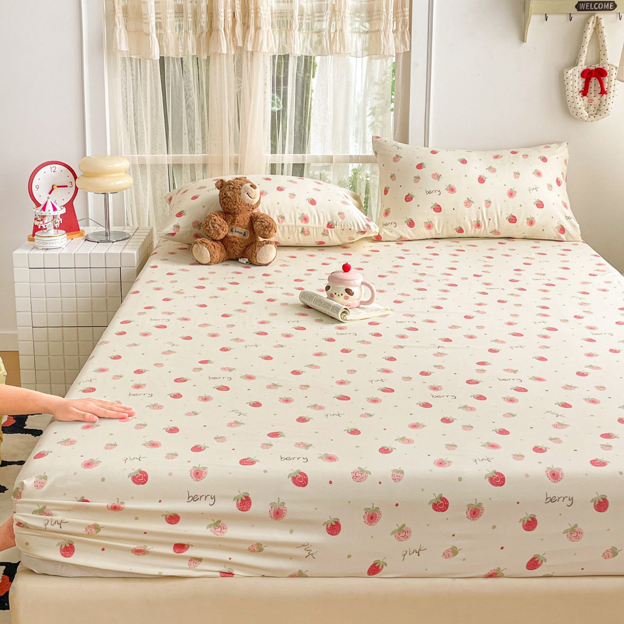 91家纺网 家纺一手货源 找家纺 （总）纽缦家纺 2026新款A类水洗棉学生床笠系列