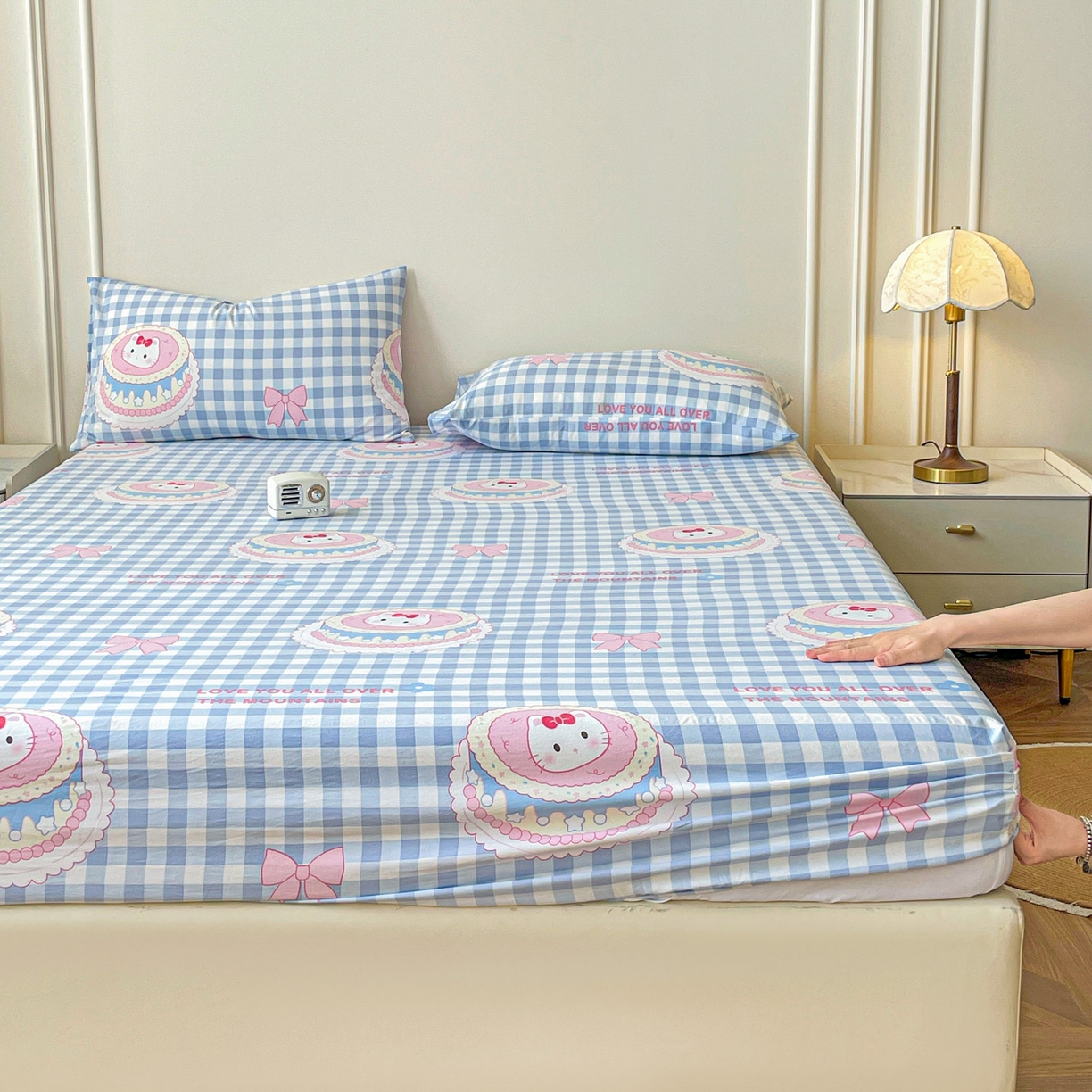 91家纺网 家纺一手货源 找家纺 （总）纽缦家纺 2026新款A类水洗棉学生床笠系列