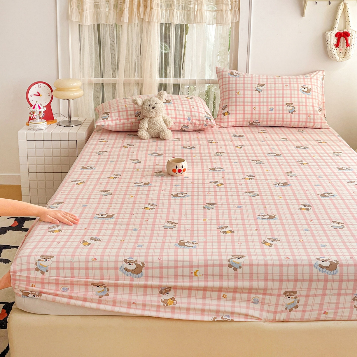 91家纺网 家纺一手货源 找家纺 （总）纽缦家纺 2026新款A类水洗棉学生床笠系列