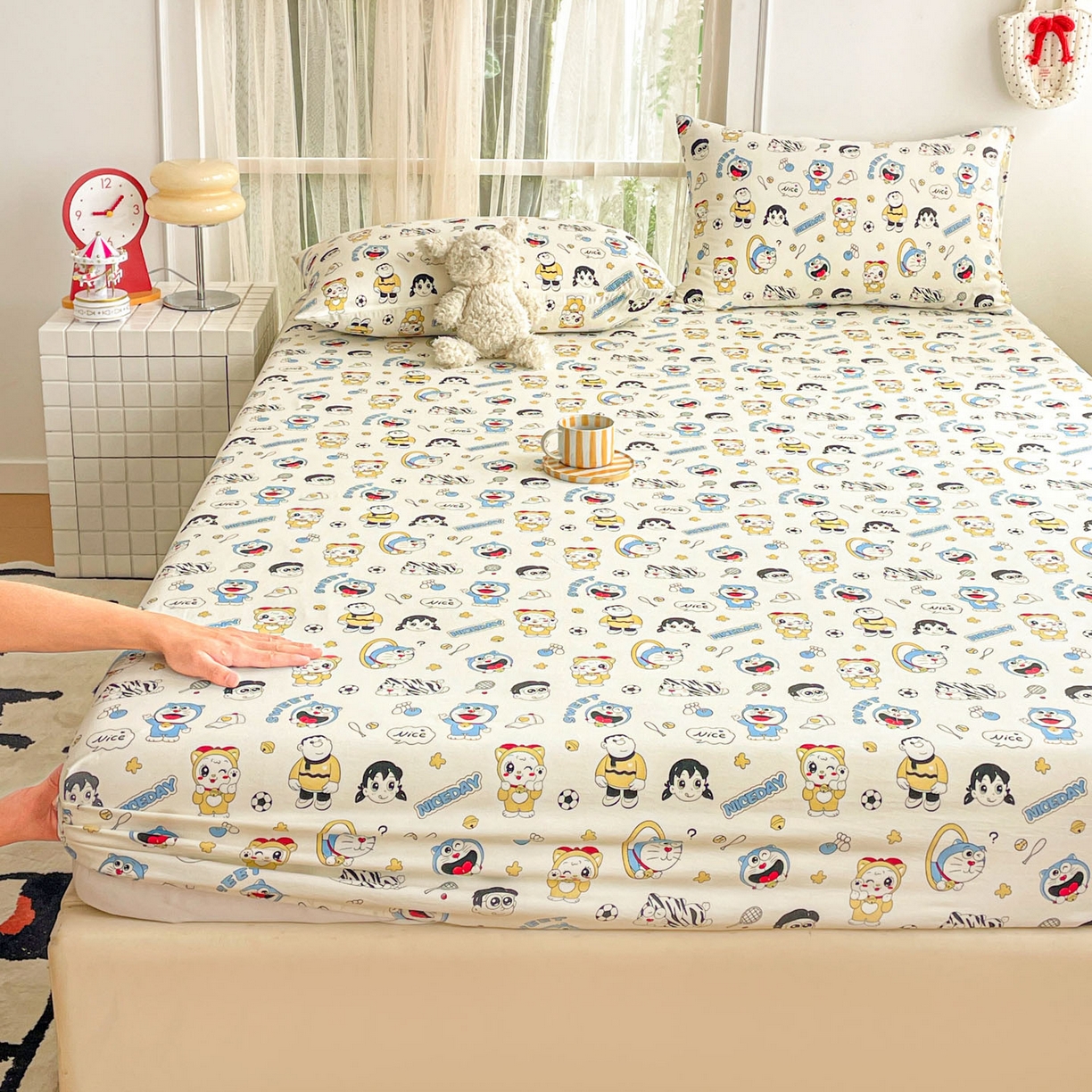 91家纺网 家纺一手货源 找家纺 （总）纽缦家纺 2026新款A类水洗棉学生床笠系列