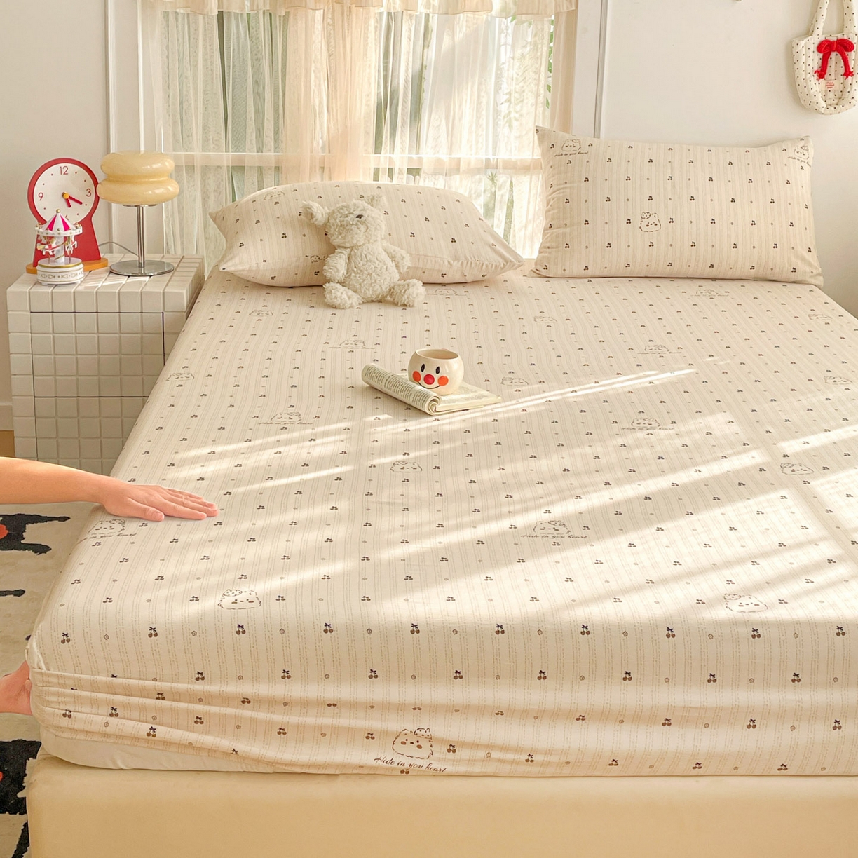 91家纺网 家纺一手货源 找家纺 （总）纽缦家纺 2026新款A类水洗棉学生床笠系列