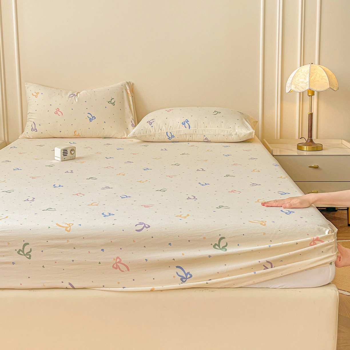 91家纺网 家纺一手货源 找家纺 （总）纽缦家纺 2026新款A类水洗棉学生床笠系列