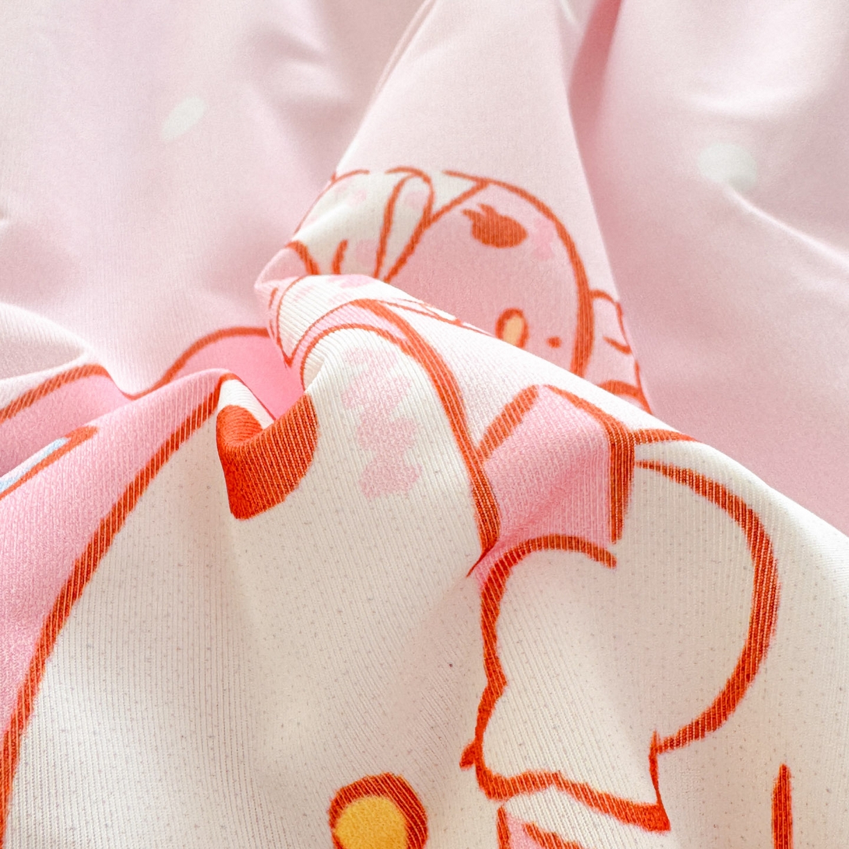 91家纺网 家纺一手货源 找家纺 博雅 2026新款三丽鸥A类仿锦氨组合小冰皮夏被夏凉被空调被凉席席子 小版-小兔美乐蒂