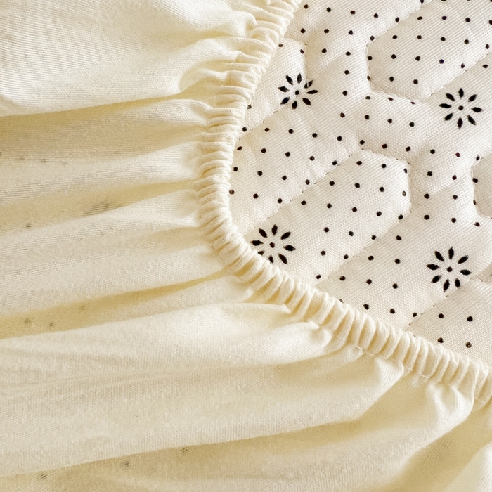 91家纺网 家纺一手货源 找家纺 柒月家居 2026新款小清新床笠款乳胶凉席床笠 床笠-豹纹精灵