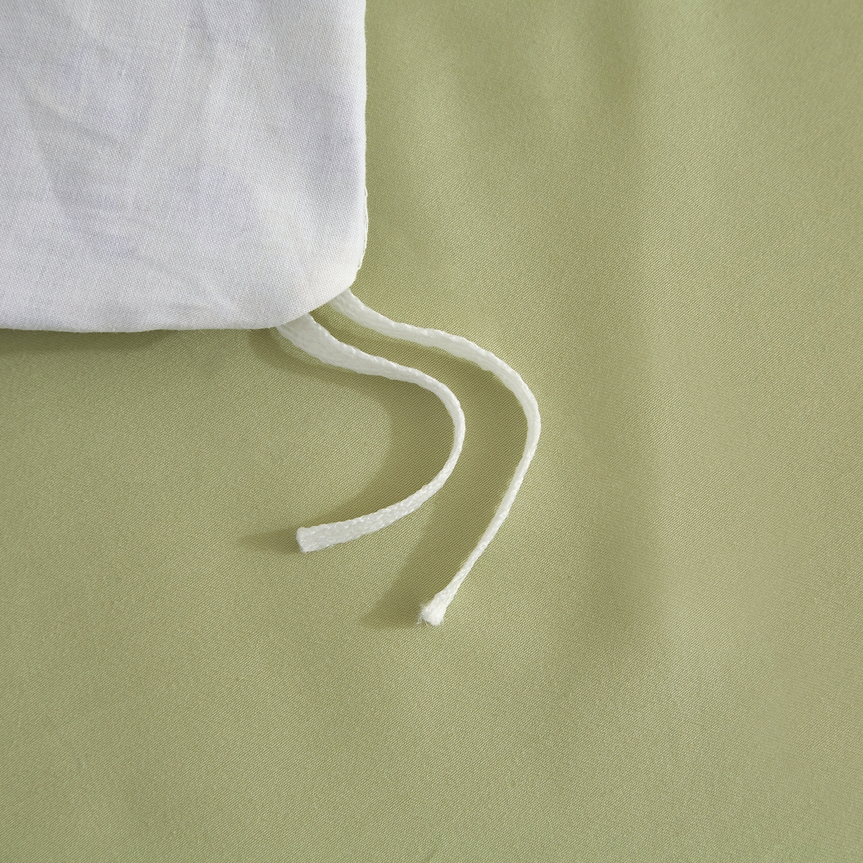 91家纺网 家纺一手货源 找家纺 锦彩家居 2026新款全棉纯棉印花60支贡缎新疆长绒棉四件套-山月记系列 绿笙