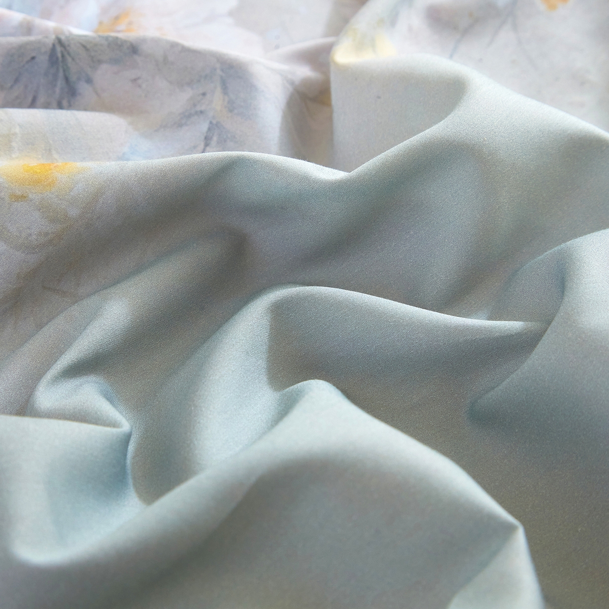 91家纺网 家纺一手货源 找家纺 锦彩家居 2026新款全棉纯棉印花60支贡缎新疆长绒棉四件套-山月记系列 棠华