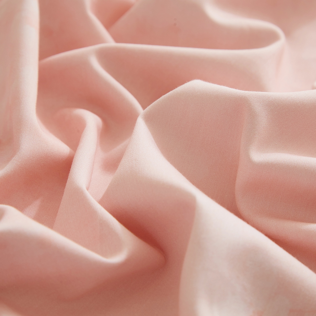 91家纺网 家纺一手货源 找家纺 锦彩家居 2026新款全棉纯棉印花60支贡缎新疆长绒棉四件套-山月记系列 烟柳粉