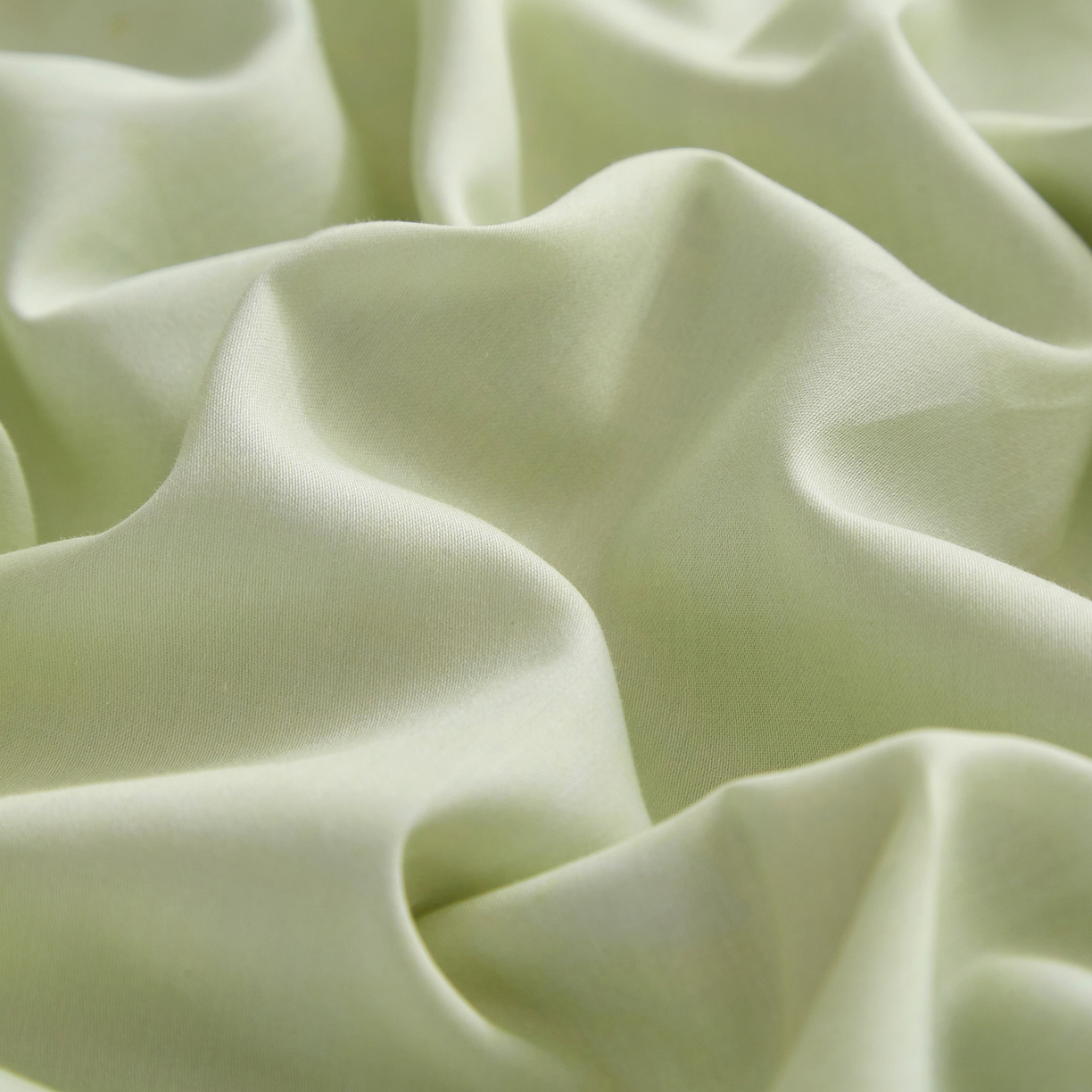 91家纺网 家纺一手货源 找家纺 锦彩家居 2026新款全棉纯棉印花60支贡缎新疆长绒棉四件套-山月记系列 烟柳绿