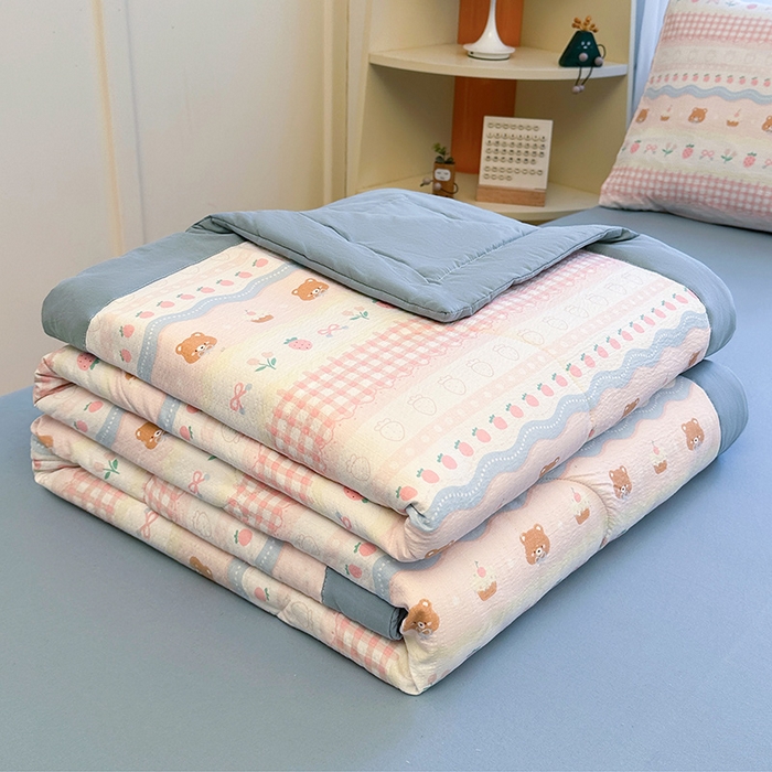 美梦里 2026新款A类双层纱里外纯棉棉花夏被被子被芯 米丽