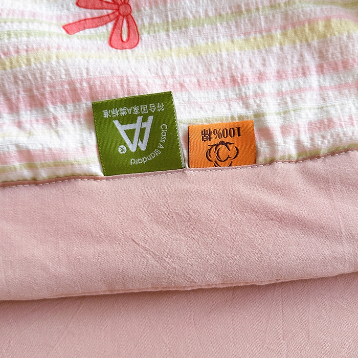 91家纺网 家纺一手货源 找家纺 美梦里 2026新款A类双层纱里外纯棉棉花夏被被子被芯 梦露