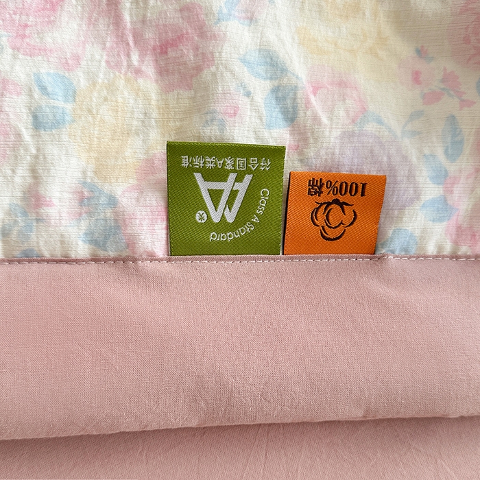 91家纺网 家纺一手货源 找家纺 美梦里 2026新款A类双层纱里外纯棉棉花夏被被子被芯 芊芊花海