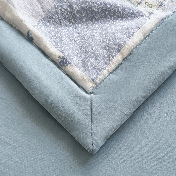 91家纺网 家纺一手货源 找家纺 美梦里 2026新款A类双层纱里外纯棉棉花夏被被子被芯 芳华