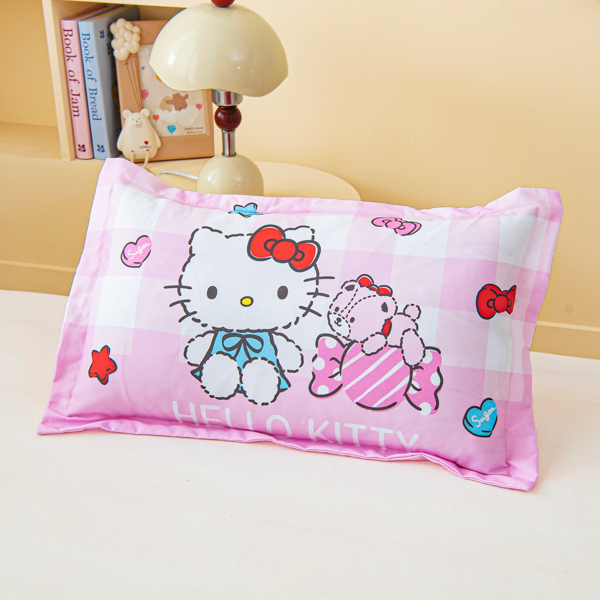 91家纺网 家纺一手货源 找家纺 （总）乐秀家纺 2026新款全棉正版三丽鸥枕套