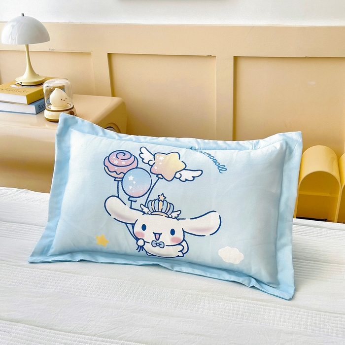 乐秀家纺 2026新款全棉正版三丽鸥枕套 快乐玉桂狗