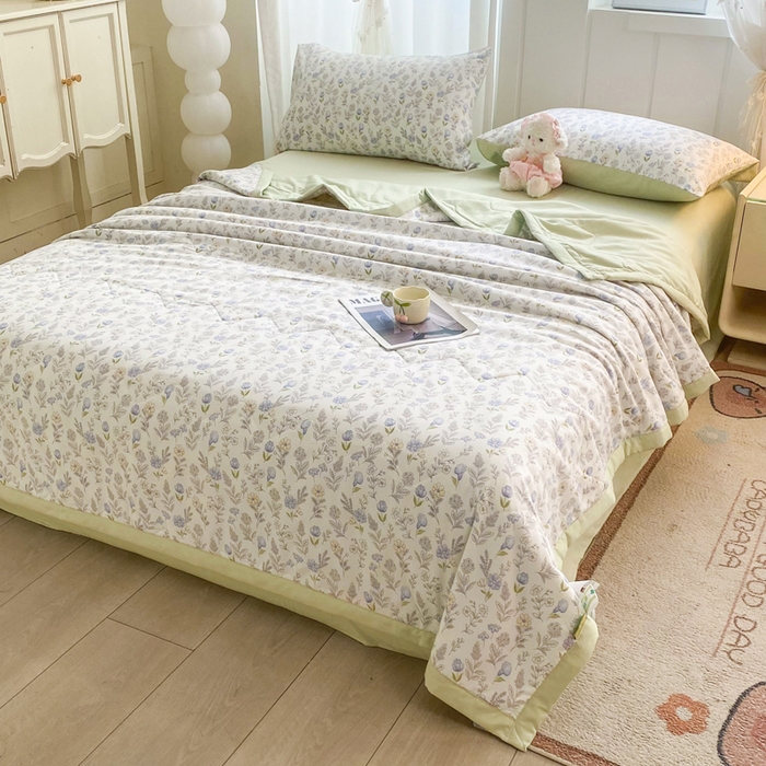 91家纺网 家纺一手货源 找家纺 （总）延遥 2026新款水洗棉夏被夏凉被空调被薄被子被芯直播爆款