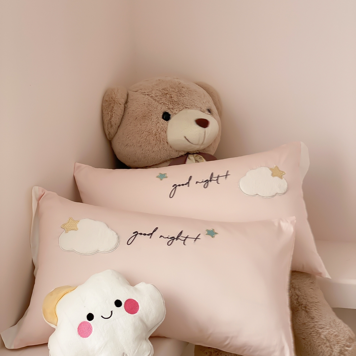 91家纺网 家纺一手货源 找家纺 （总）星野 2026新款100支双股澳棉全棉纯棉四件套-星月兔