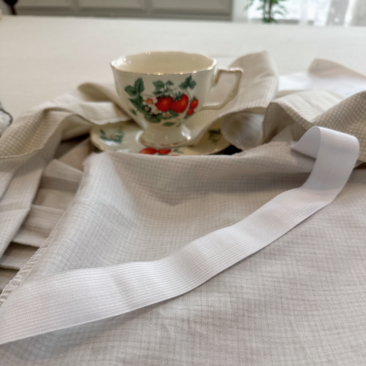 91家纺网 家纺一手货源 找家纺 菊上家纺 2026新款全棉复古小碎花花边款系列 初禾