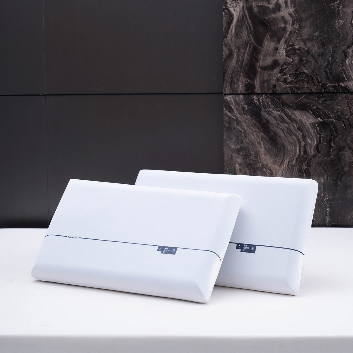 忆之朵枕业 2026新款云朵护颈记忆枕  枕头枕芯 纯色（有枕套）10cm/只