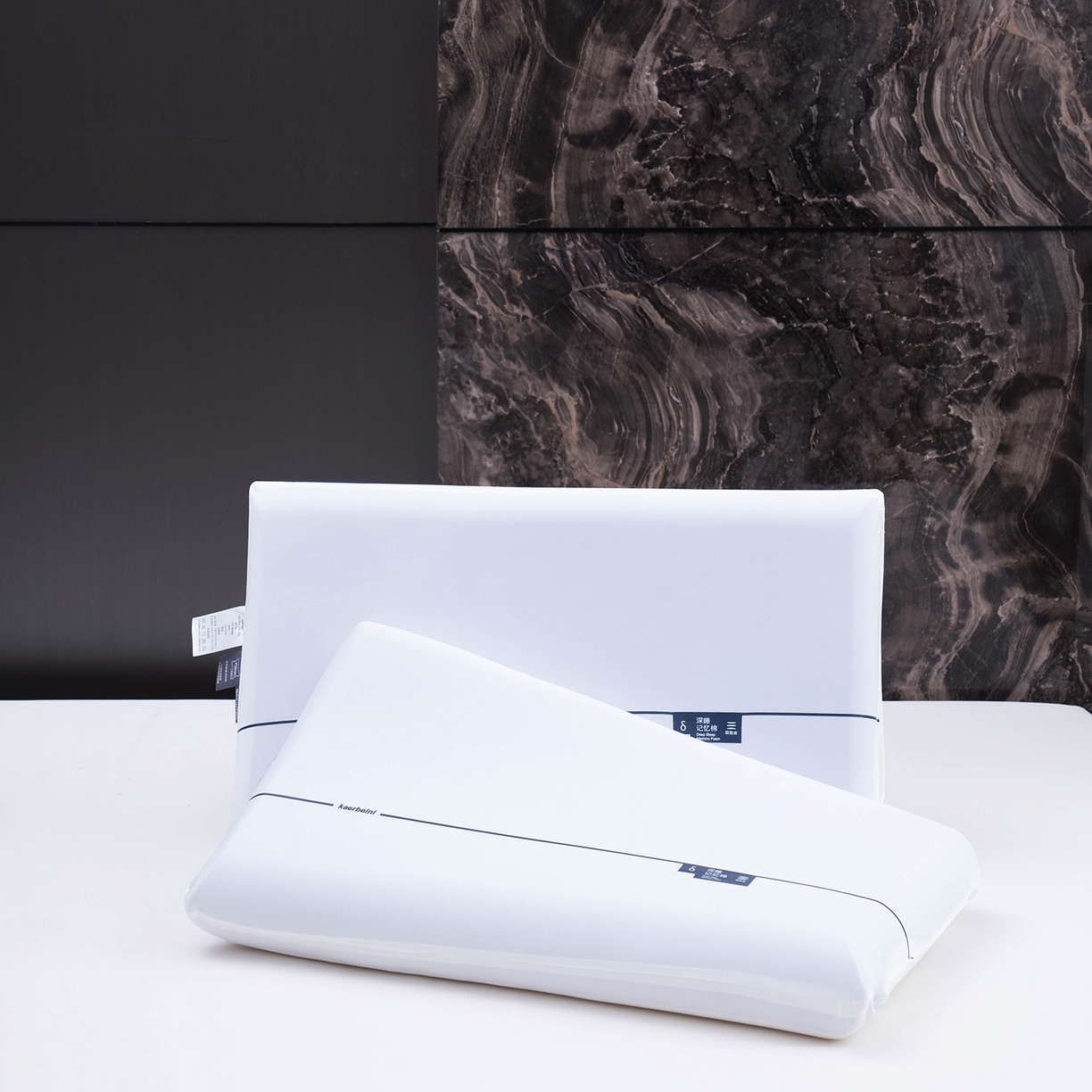 91家纺网 家纺一手货源 找家纺 忆之朵枕业 2026新款云朵护颈记忆枕  枕头枕芯 纯色（有枕套）10cm/只