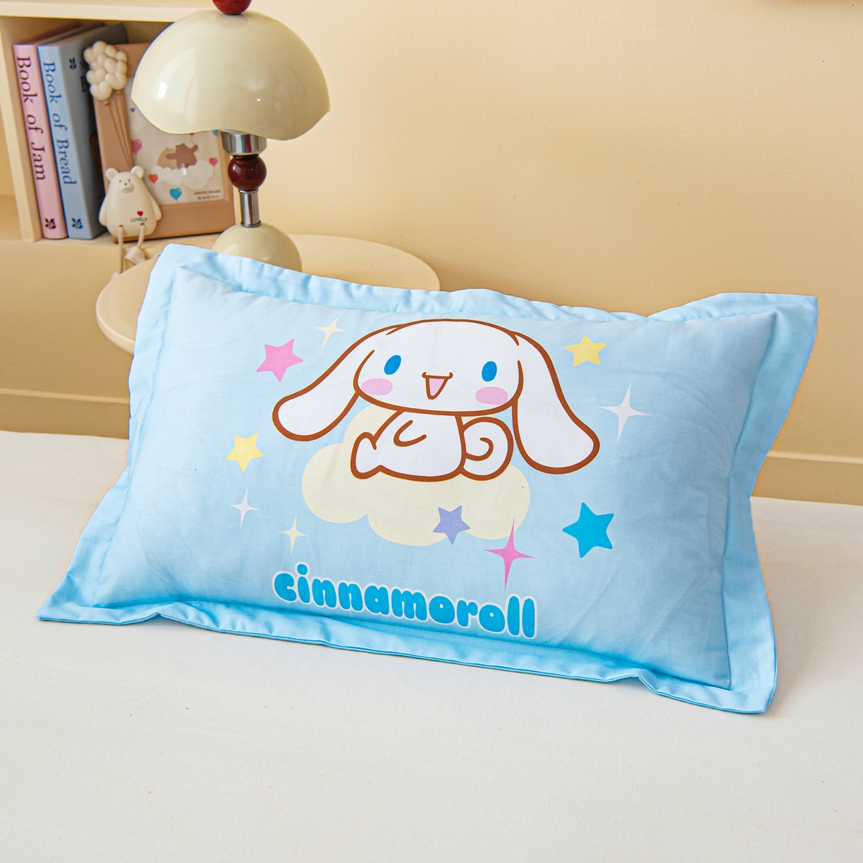 乐秀家纺 2026新款全棉正版三丽鸥枕套 星星玉桂狗