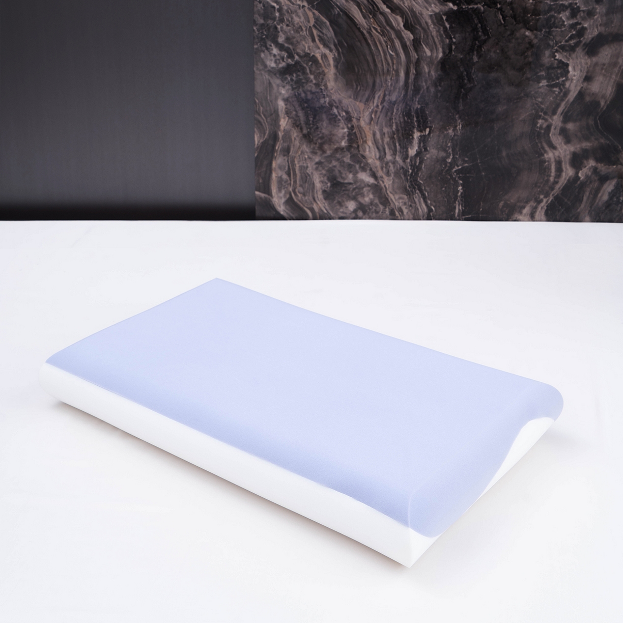 91家纺网 家纺一手货源 找家纺 忆之朵枕业 2026新款云朵护颈记忆枕  枕头枕芯 拼色（有枕套）8cm/只