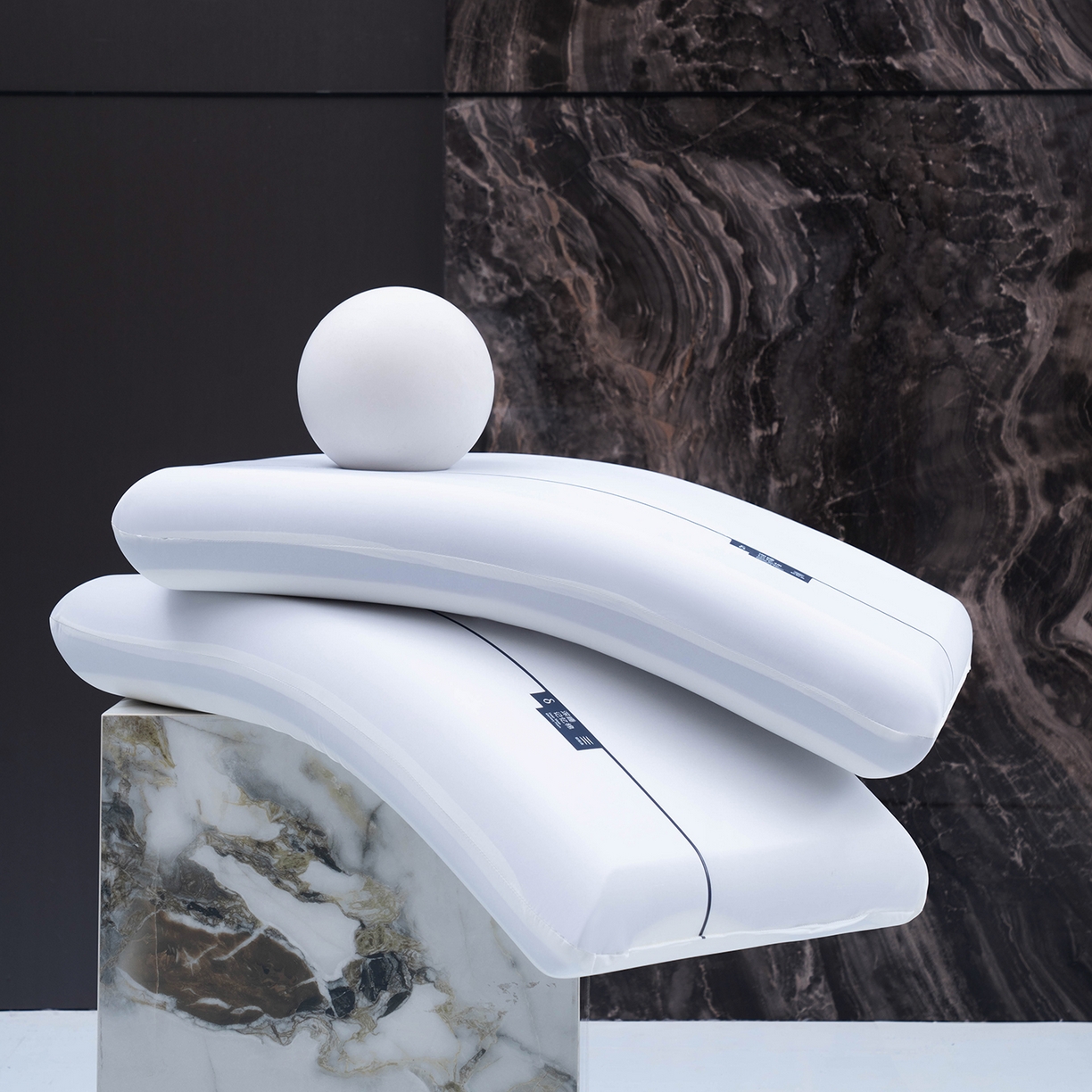 91家纺网 家纺一手货源 找家纺 忆之朵枕业 2026新款云朵护颈记忆枕  枕头枕芯 拼色（有枕套）10cm/只