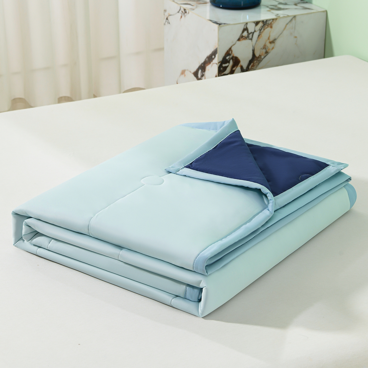 91家纺网 家纺一手货源 找家纺 （总）羽涵家纺 2026新款双感凉感丝夏被夏凉被空调被