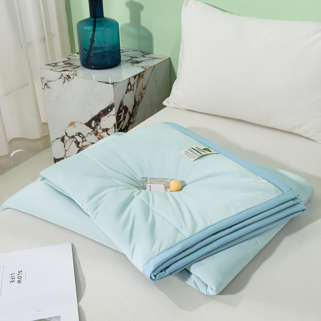 91家纺网 家纺一手货源 找家纺 （总）羽涵家纺 2026新款双感凉感丝夏被夏凉被空调被