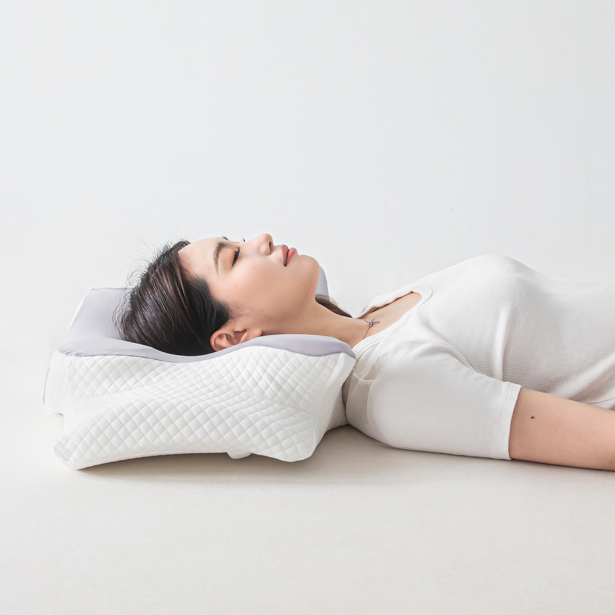 91家纺网 家纺一手货源 找家纺 （总）枕星记忆枕 2026新款跨境支撑性牛角枕飞机枕蝶形枕头枕芯